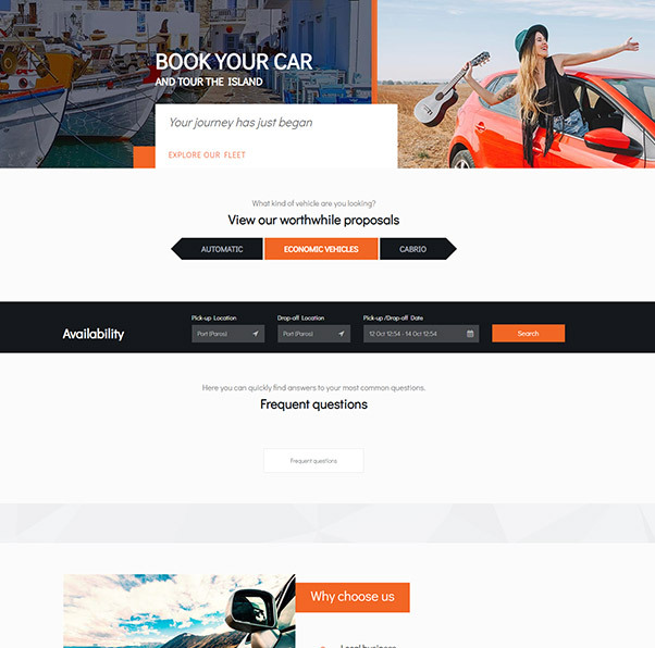 Car booking and management