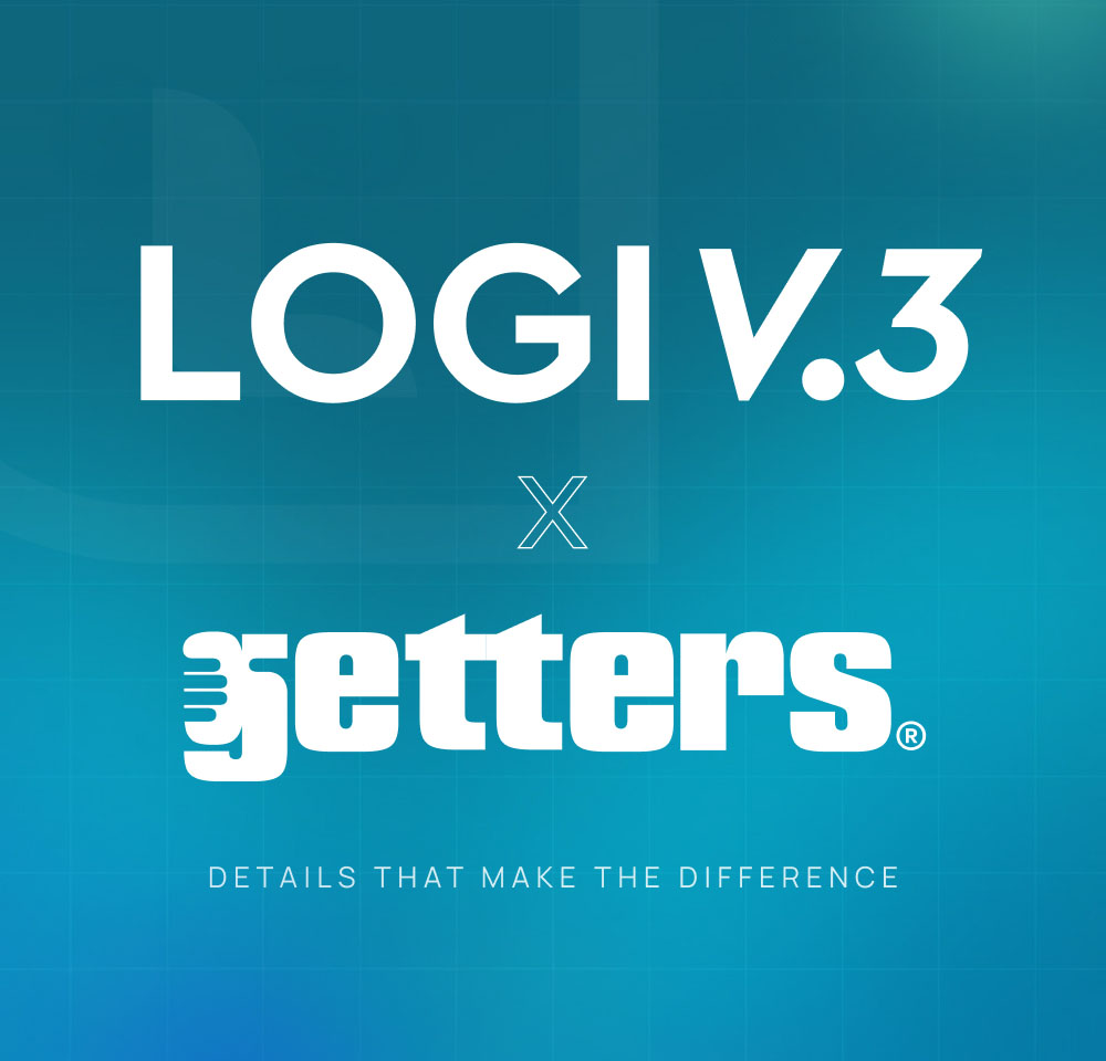 LOGI 3 x Getters, details that make the difference